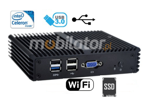 Proof Rugged Computer Industry Fanless MiniPC mBOX Q190G4N SSD WiFi